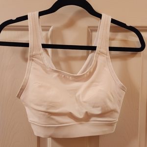 Jockey white sports bra medium